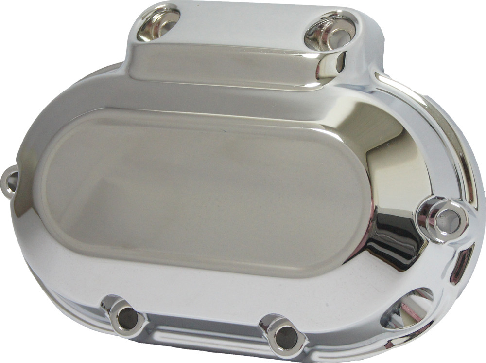 HARDDRIVE TRANS SIDE COVER CHROME 6 SPD TWIN CAM 07-17 & DYNA 06