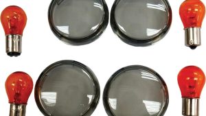HARDDRIVE SMOKED TURN SIGNAL LENS KIT BULLET