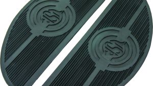 HARDDRIVE FLOORBOARD MATT SET OVAL W/USA LOGO FL 40-65