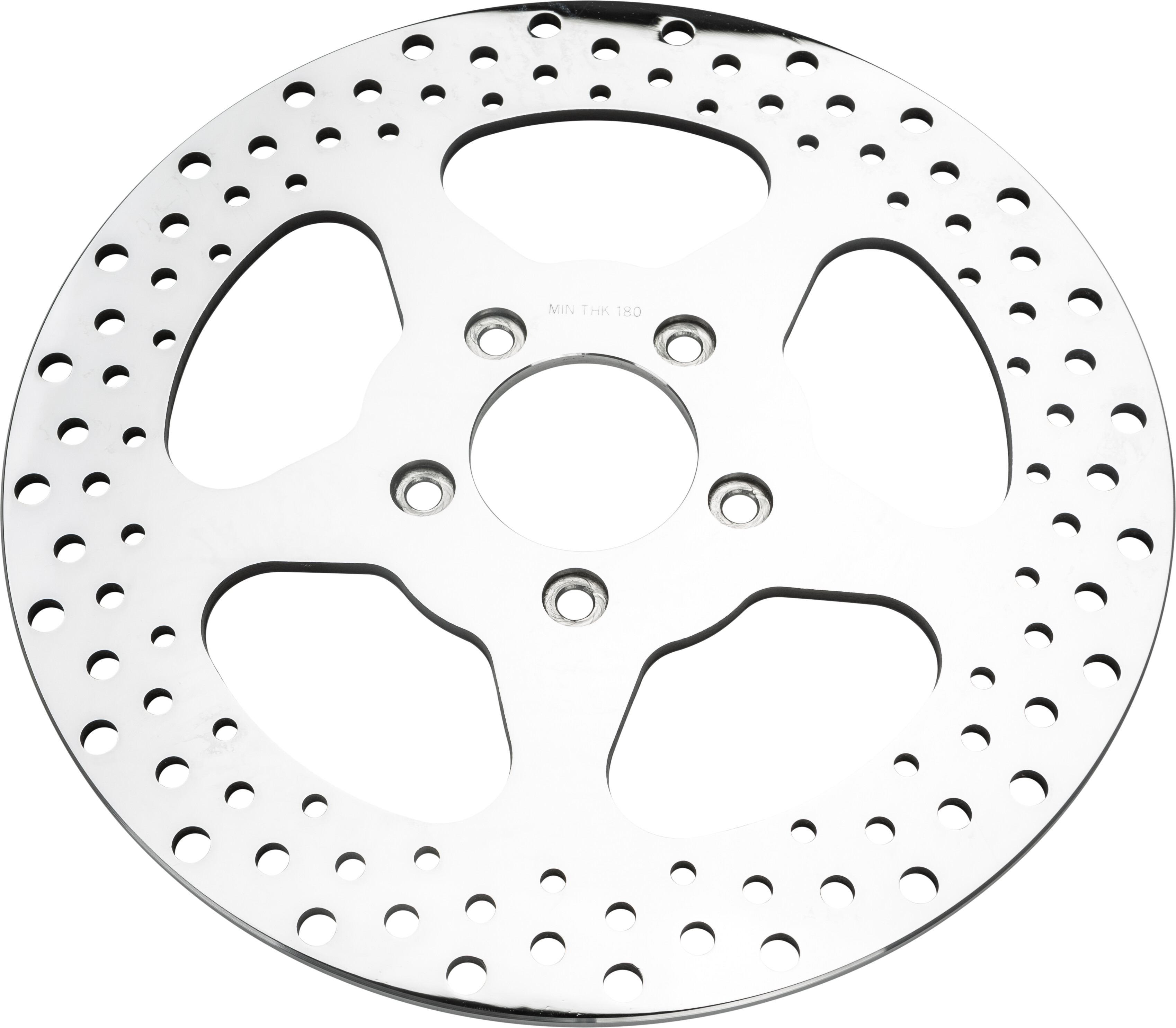 HARDDRIVE 5 SPOKE BRAKE ROTOR FRONT 11.5 SS POLISHED 2.22ID