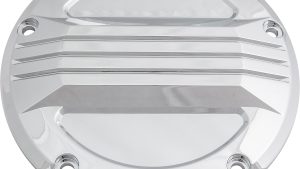 HARDDRIVE CUSTOM DERBY COVER CHROME TWIN CAMS 99-17