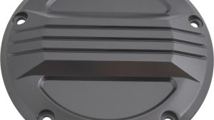 HARDDRIVE CUSTOM DERBY COVER BLACK TWIN CAMS 99-17