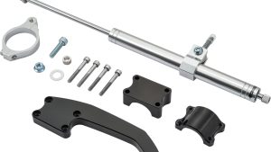 HARDDRIVE STEERING DAMPER 17-UP FLT SILVER