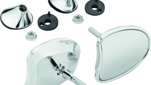 HARDDRIVE TAPERED FAIRING MIRRORS CHROME