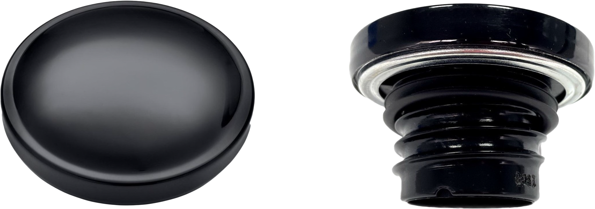 HARDDRIVE RATCHET GAS CAP RH BLACK