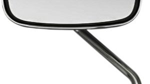 HARDDRIVE MIRROR OEM STYLE SHORT STEM CHROME LEFT