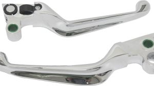 HARDDRIVE WIDE BLADE LEVER SET CHROME 82-95
