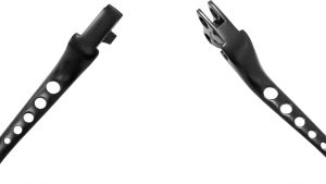 HARDDRIVE 5-HOLE LEVER SET BLACK BIG TWIN 07-UP