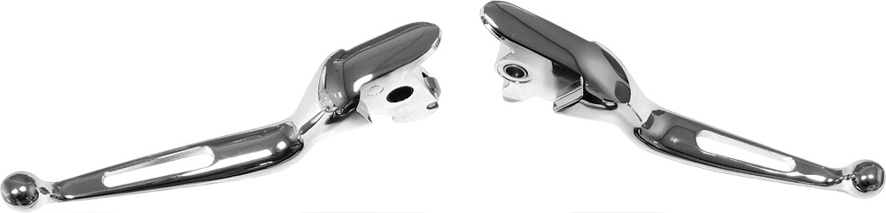 HARDDRIVE VORTEX LEVER SET CHROME FLT/FLH 14-16