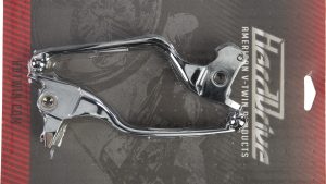 HARDDRIVE 3-SLOT LEVER SET CHROME FLH/FLT 14-16 HYDRO CLUTCH