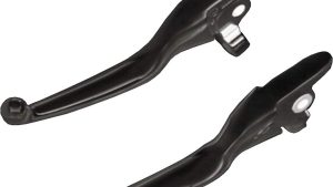 HARDDRIVE SMOOTH LEVER SET BLACK FLH/FLT 14-16 HYDRO CLUTCH