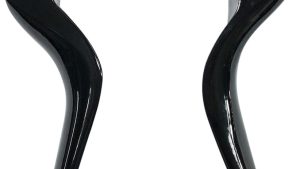 HARDDRIVE LSR LEVER SET BLACK BIG TWIN 96-16 XL 96-03 W/CABLE CLUTCH