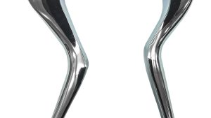 HARDDRIVE SMOOTH LEVER SET CHROME XL 04-06