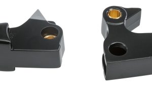 HARDDRIVE SMOOTH LEVER SET BLACK XL 04-06