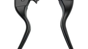 HARDDRIVE SMOOTH LEVER SET BLACK FLH/FLT 08-13 W/CABLE CLUTCH