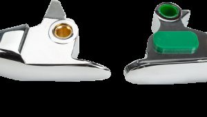 HARDDRIVE SMOOTH LEVER SET CHROME SOFTAIL 15-17