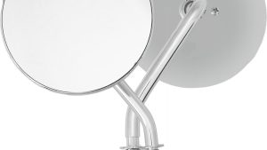 HARDDRIVE 4" ROUND MIRROR CHROME LEFT SIDE