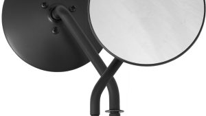 HARDDRIVE 4" ROUND MIRROR BLACK RIGHT SIDE