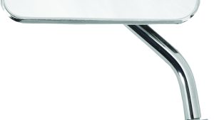 HARDDRIVE RECTANGULAR MIRROR CHROME