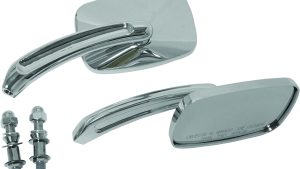 HARDDRIVE MIRRORS CHROME RECTANGLE CHROME