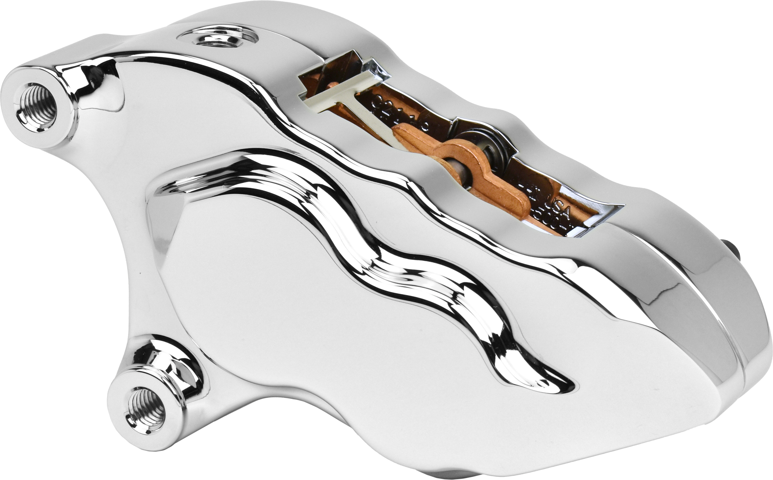 HAWG HALTERS INC 4 PISTON FRONT CALIPER L/H CHROME W/ 11.8" ROTOR