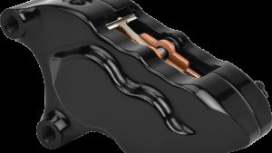 HAWG HALTERS INC 4 PISTON FRONT CALIPER L/H BLACK W/ 11.8" ROTOR