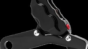 HAWG HALTERS INC 4 PIST REAR CALIPER KIT BLACK 25MM FLT 08-UP