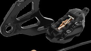 HAWG HALTERS INC 4 PIST REAR CALIPER KIT BLACK ST 18-UP