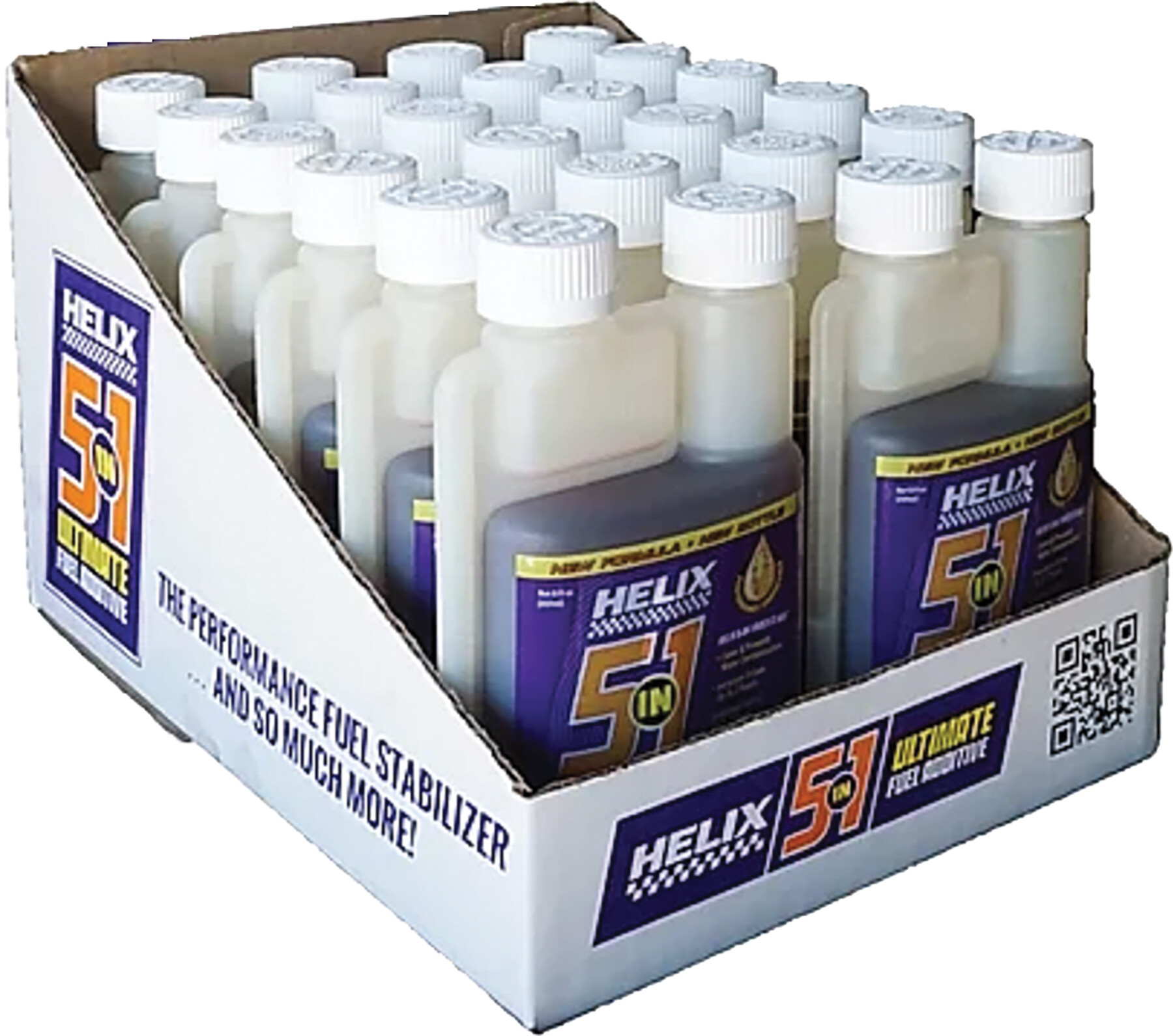 HELIX 5 IN 1 FUEL ADDITIVE 1 - 12 PACK OF 8 OZ. BOTTLES