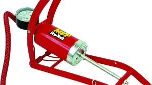 HELIX FOOT PUMP W/GAUGE