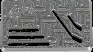 HOFMANN DESIGNS H/D BILLET BRAKE PEDAL PAD RAW FLT