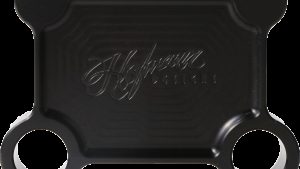 HOFMANN DESIGNS H/D BILLET PULL BACK PLATE BLACK BATWING