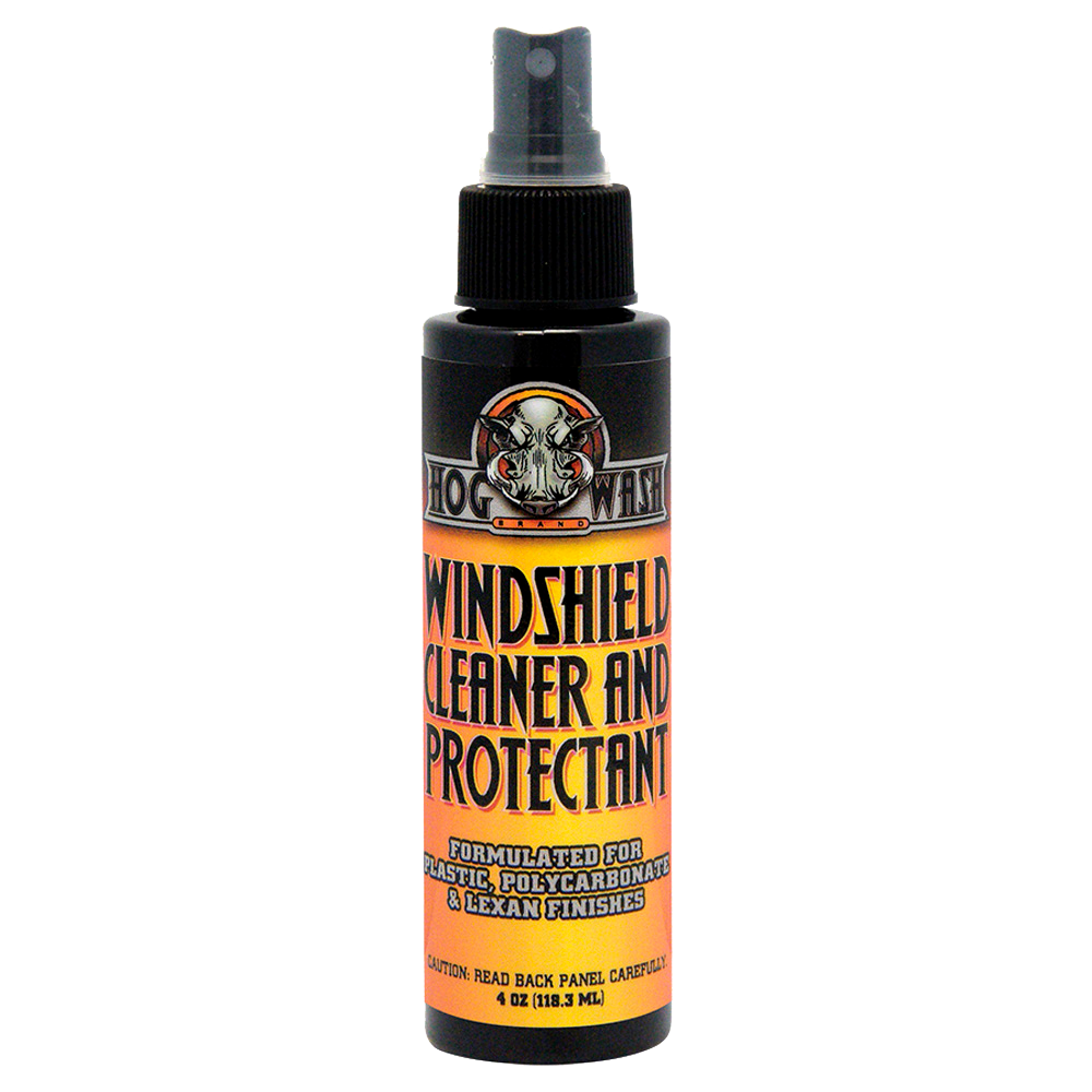 HOG WASH WINDSHIELD CLEANER AND PROTECTANT 4OZ