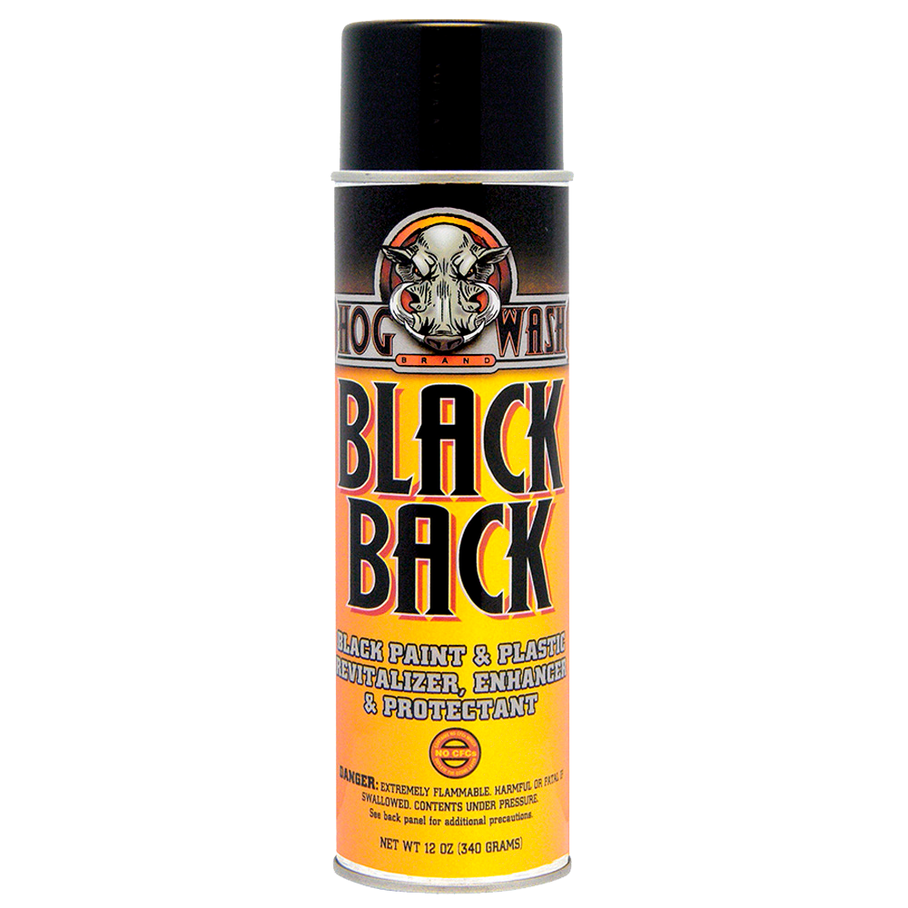 HOG WASH BLACK BACK 12OZ
