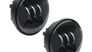 JW SPEAKER 6045 LED FOG LAMP KIT 4.5" BLK BEZEL DUAL