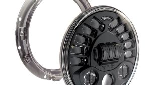 JW SPEAKER 8790A2 ADAPTIVE HEADLT 7" BLK BEZEL W/MOUNT RING