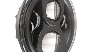 JW SPEAKER 8700 EV2-S HEADLAMP 7" BLK BEZEL