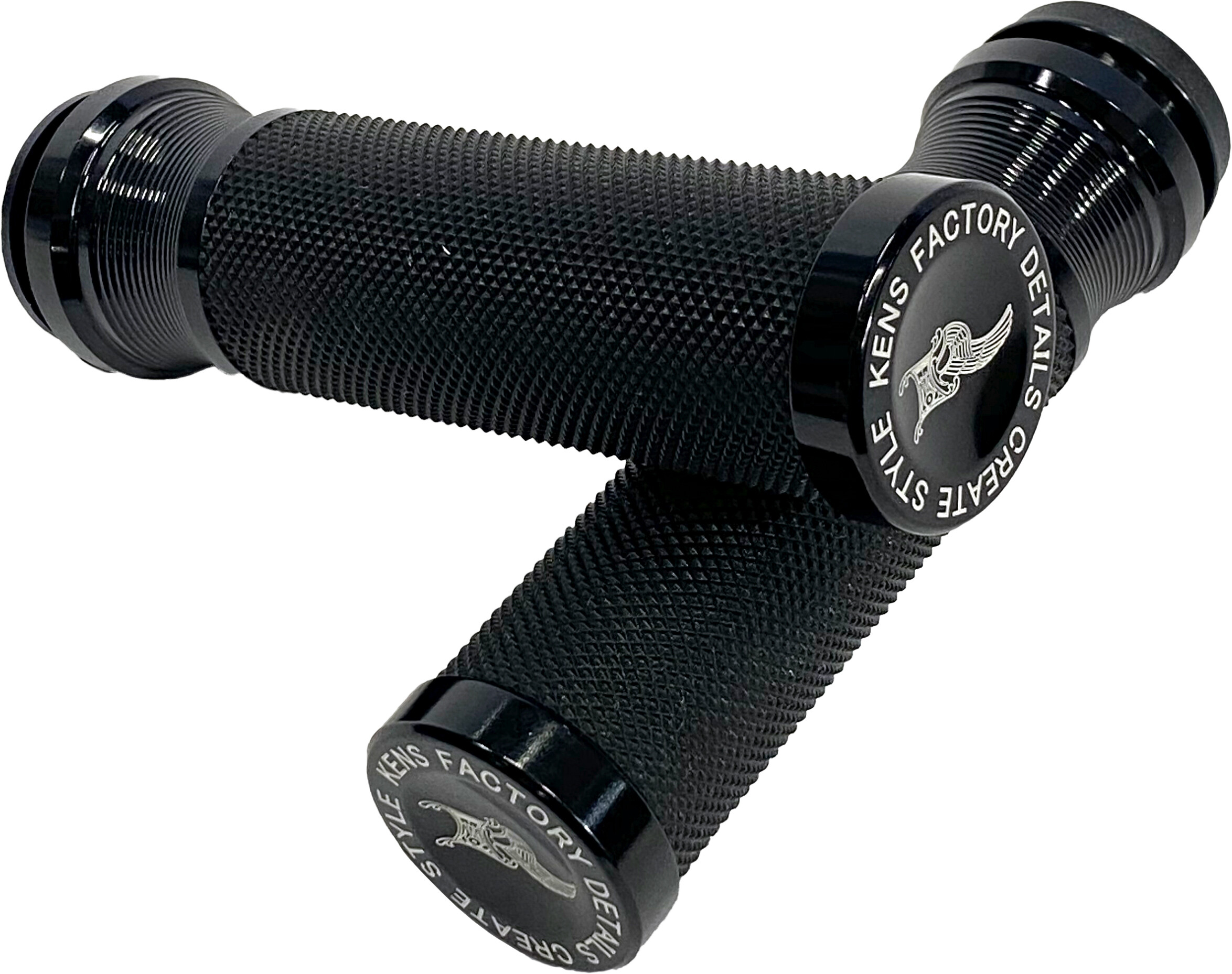 KENS FACTORY NL GRIPS FINE KNURL TBW 1"