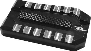 KENS FACTORY NL BRAKE PEDAL BLACK/RAW FLT 86-25 FLST 86-17