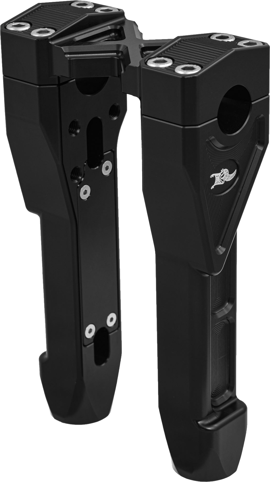 KENS FACTORY NL 1-1/8" X-RISER 10" STRAIGHT BLACK