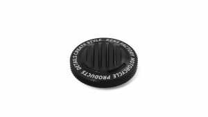 KENS FACTORY NL GAS CAP FINNED BLACK DUMMY CAP FOR M8 LH