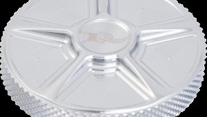 KENS FACTORY NL GAS CAP FIVE CHROME DUMMY CAP FOR M8 LH