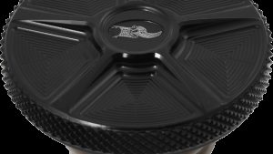 KENS FACTORY NL GAS CAP FIVE BLACK RACHET SCREW RH