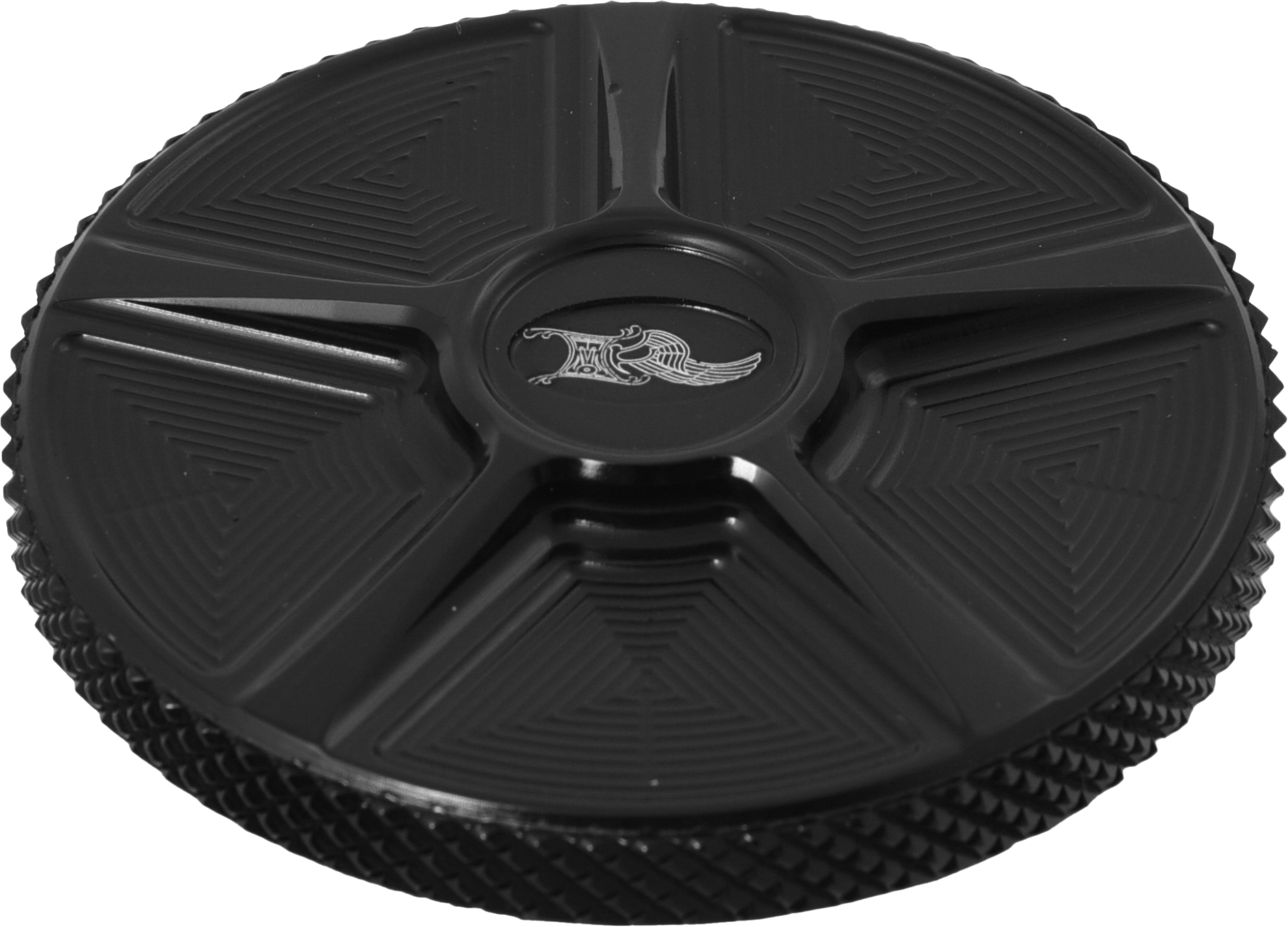 KENS FACTORY NL GAS CAP FIVE BLACK DUMMY CAP FOR M8 LH