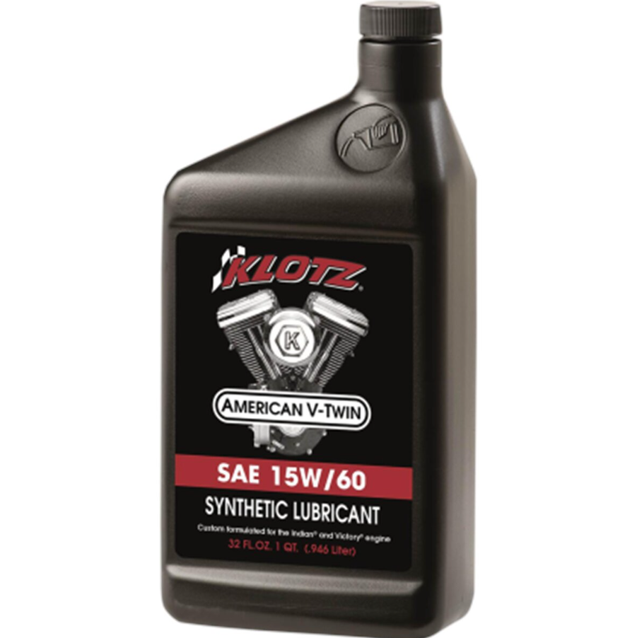 KLOTZ V-TWIN SYN ENGINE OIL 4T 15W60 1QT 10/CASE