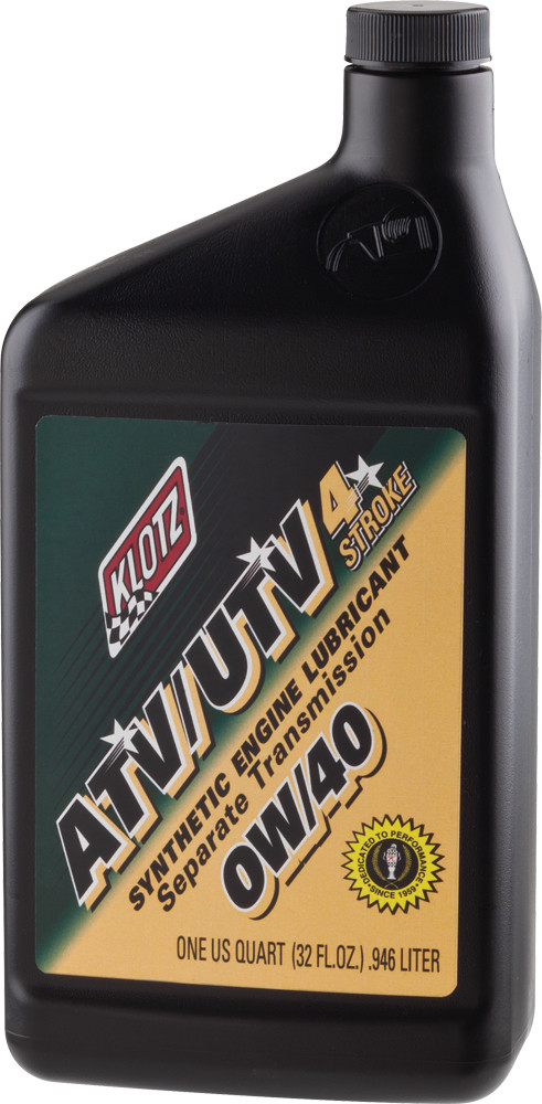 KLOTZ ATV/UTV SYNTHETIC ENGINE LUBE 0W40 32OZ