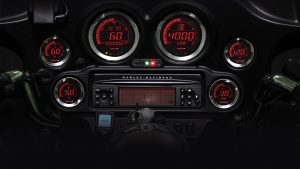 KOSO HD-02 SERIES GAUGE KIT SILVER BEZEL OIL TEMP