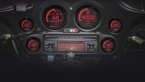 KOSO HD-02 SERIES GAUGE KIT BLACK BEZEL OIL TEMP