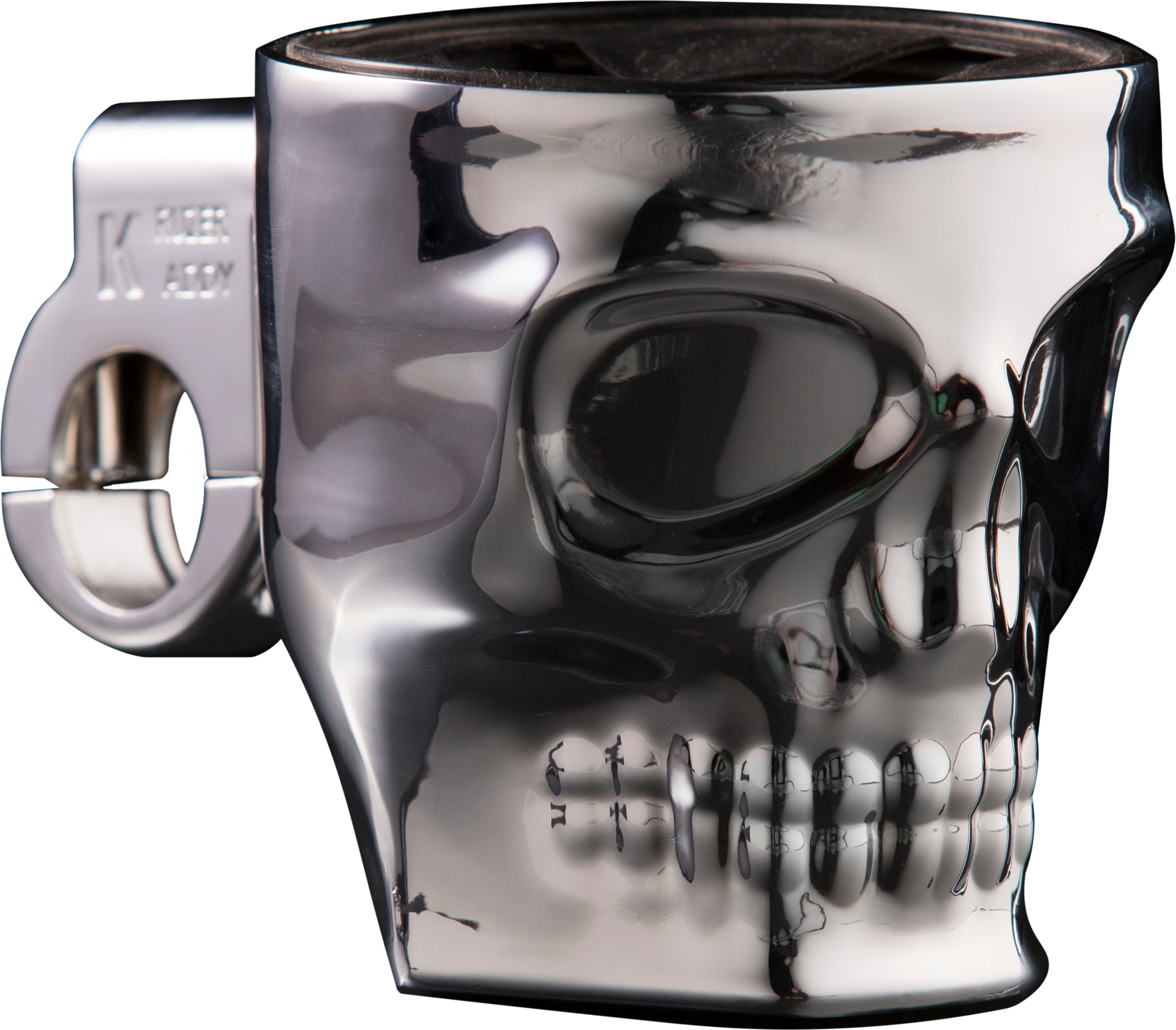 KRUZER KADDY SKULL BAR MOUNT HOLDER CHROME