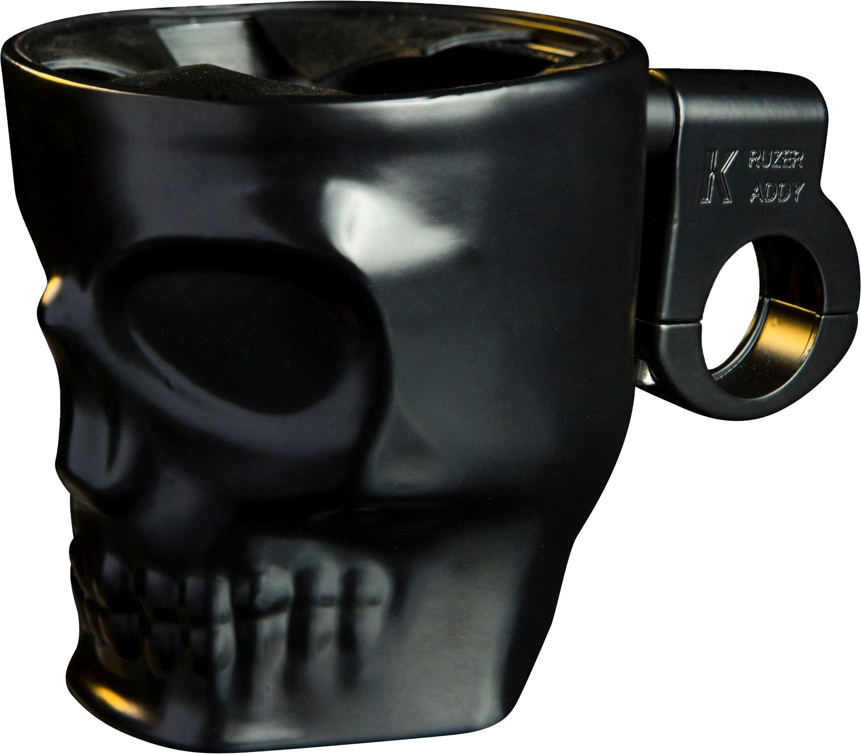 KRUZER KADDY SKULL BAR MOUNT HOLDER BLACK